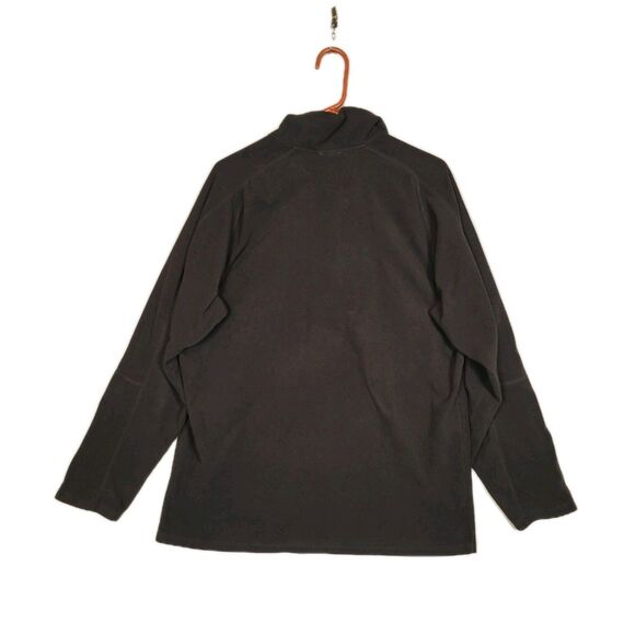 The North Face TKA 100 1/4 Zip Fleece Pullover Mens XL Black Lightweight - Picture 2 of 11